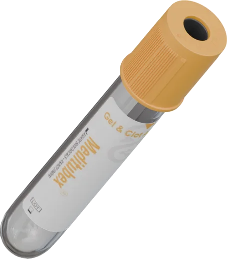 Gel + Clot Activator blood collection tube — view 1