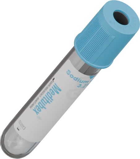 Sodium Citrate 3.2% blood collection tube — view 1